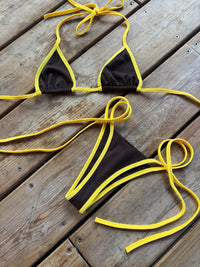 ENSEMBLE BRAZIL YELLOW AND BROWN