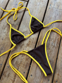 ENSEMBLE BRAZIL YELLOW AND BROWN